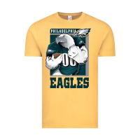 Vintage Mustard Awesome Philadelpia Eagle's Fc Vintage Tee - tuanDangUi