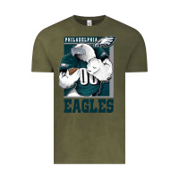 Vintage Olive Awesome Philadelpia Eagle's Fc Vintage Tee - tuanDangUi