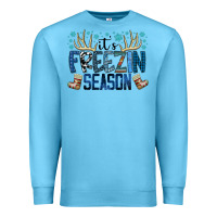 Ocean Blue freezin season Premium Sweatshirt - SublimationCraftShop