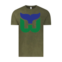 Vintage Olive vintage hartford hockey   retro whalers Vintage Tee - tuanDangUi