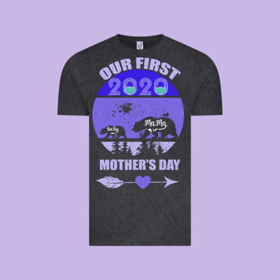 Our First Baby Mama Mother S Day Vintage Tee Designed By Bettercallsaul