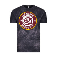 Cloud Black geneve servette hc swiss ice hockey sports fans gshc geneva switzerlan Vintage Tee - tuanDangUi