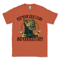 Copper Keep Your Soul Clean And Your Boots Dırty Cowgirl Boots Classic Tee - Bettercallsaul