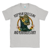 Moon Dust Keep Your Soul Clean And Your Boots Dırty Cowgirl Boots Classic Tee - Bettercallsaul