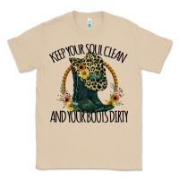 Mushroom Keep Your Soul Clean And Your Boots Dırty Cowgirl Boots Classic Tee - Bettercallsaul