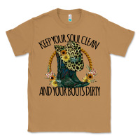 Toasted Coconut Keep Your Soul Clean And Your Boots Dırty Cowgirl Boots Classic Tee - Bettercallsaul