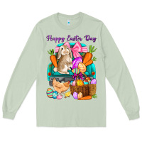 Matcha Happy Easter Day truck Long Sleeve Tee - HowdyJamesFarm