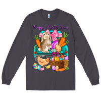 Smoke Happy Easter Day truck Long Sleeve Tee - HowdyJamesFarm