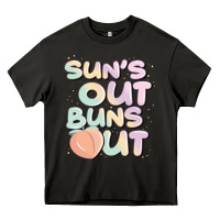 Asphalt sun's out buns out Heavy Core Tee - JahusDesignShop