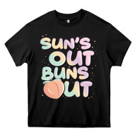 Black sun's out buns out Heavy Core Tee - JahusDesignShop