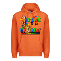 Carrot it's ok to be different autism awareness Premium Hoodie - FaDigitalArtStudio