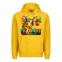 Lemon it's ok to be different autism awareness Premium Hoodie - FaDigitalArtStudio