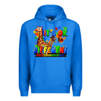 True Royal it's ok to be different autism awareness Premium Hoodie - FaDigitalArtStudio