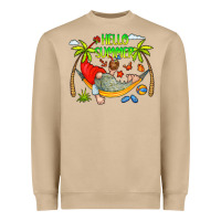Mushroom Hello Summer Heavyweight Sweatshirt - CowCowDesign