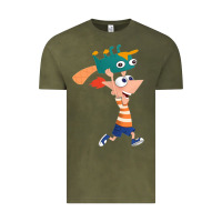 Vintage Olive phineas and perry Vintage Tee - tuanDangUi