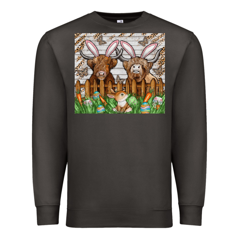 Easter Cow Premium Sweatshirt by CowhideDigitalArt | Teevron