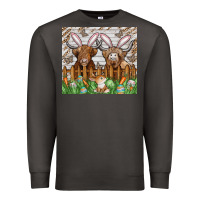 Smoke easter cow Premium Sweatshirt - CowhideDigitalArt