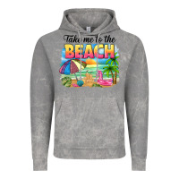 Cloud Rock take me to the beach Vintage Hoodie - NancyCooperArtShop