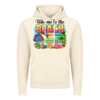 Vintage Artic take me to the beach Vintage Hoodie - NancyCooperArtShop