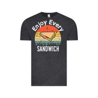 Vintage Black enjoy every sandwich   sandwich gift   sandwich lover   funny gift ide Vintage Tee - tuanDangUi
