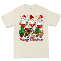 Bone Merry Christmas wine and cocktails Premium Tee - NancyCooperArtShop
