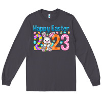 Smoke Happy Easter 2023 Easter Day Long Sleeve Tee - HowdyJamesFarm
