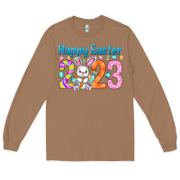 Toasted Coconut Happy Easter 2023 Easter Day Long Sleeve Tee - HowdyJamesFarm