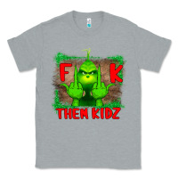 Heather Grey Fuck Them Kids Grinch Classic Tee - Bettercallsaul
