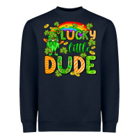 Navy St. Patrick's Lucky little dude Heavyweight Sweatshirt - OliviaCreatesArt