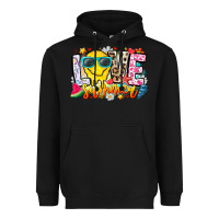 Black Love Summer Heavyweight Hoodie - CowhideDigitalArt
