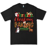 Black Official Christmas baking team Premium Tee - NancyCooperArtShop