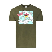 Vintage Olive Rocket Power Otto Woogidy Woogidy Surfs Up Vintage Tee - tuanDangUi