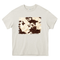 Brown Cowhide Background Heavy Core Tee | Teevron