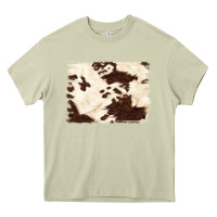Mossy brown cowhide background Heavy Core Tee - NancyCooperArtShop