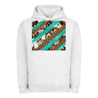 Pigment Lunar Rock turquoise glitter leopard and cowhide Urban Hoodie - Artiststas