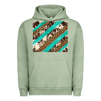 Pigment Oil Green turquoise glitter leopard and cowhide Urban Hoodie - Artiststas