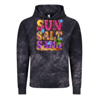 Cloud Black sun salt sand summer Vintage Hoodie - NancyCooperArtShop