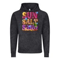Vintage Arctic sun salt sand summer Vintage Hoodie - NancyCooperArtShop