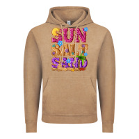 Vintage Coffee sun salt sand summer Vintage Hoodie - NancyCooperArtShop