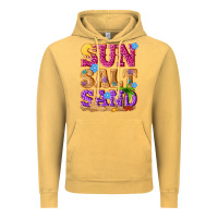 Vintage Mustard sun salt sand summer Vintage Hoodie - NancyCooperArtShop