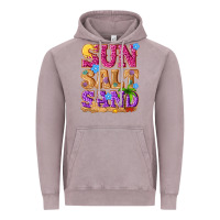 Vintage Zinc sun salt sand summer Vintage Hoodie - NancyCooperArtShop