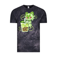 Cloud Black sprigatito matcha bubble classic . Vintage Tee - tuanDangUi