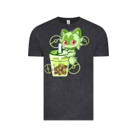 Vintage Black sprigatito matcha bubble classic . Vintage Tee - tuanDangUi