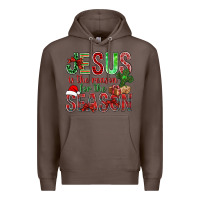 Coffee jesus is the reason for the season christmas bbs Premium Hoodie - BundleAndBundleShop