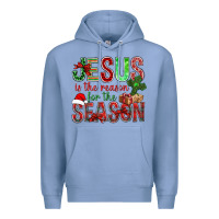 Colony Blue jesus is the reason for the season christmas bbs Premium Hoodie - BundleAndBundleShop