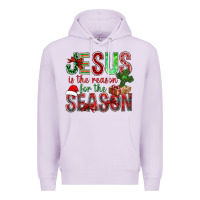 Lilac jesus is the reason for the season christmas bbs Premium Hoodie - BundleAndBundleShop