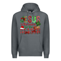 Rock jesus is the reason for the season christmas bbs Premium Hoodie - BundleAndBundleShop