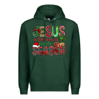 Sports Green jesus is the reason for the season christmas bbs Premium Hoodie - BundleAndBundleShop