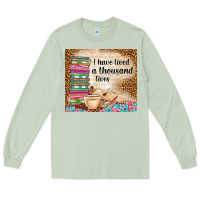 Matcha i have lived a thousand lives Long Sleeve Tee - TumblerDesignByShophia