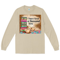 Mushroom i have lived a thousand lives Long Sleeve Tee - TumblerDesignByShophia